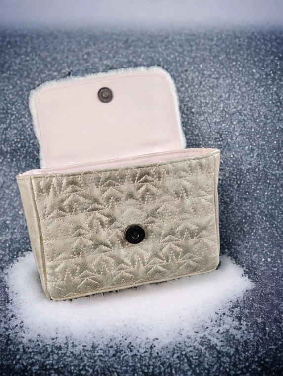 Recycle PU bunny crossbody bag