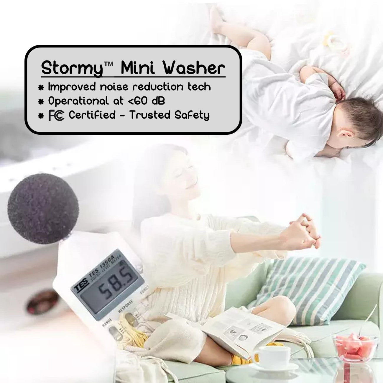Stormy Portable 4th Gen Mini Washer (Foldable)