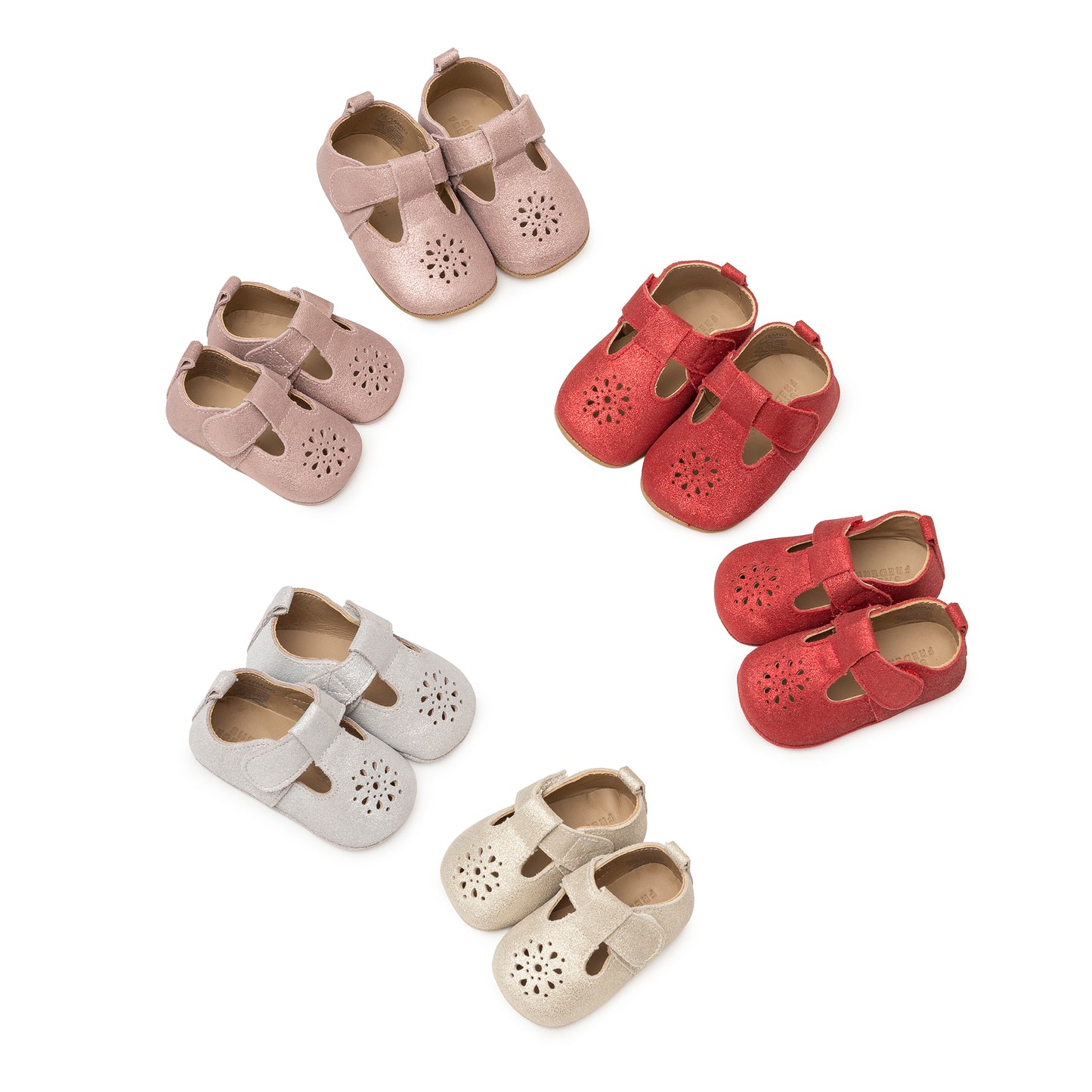 Pink Glitter Gloria Firework Pattern T-Bar