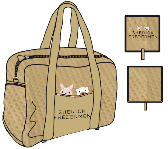 Baby Changing Bag (Honey Comb)