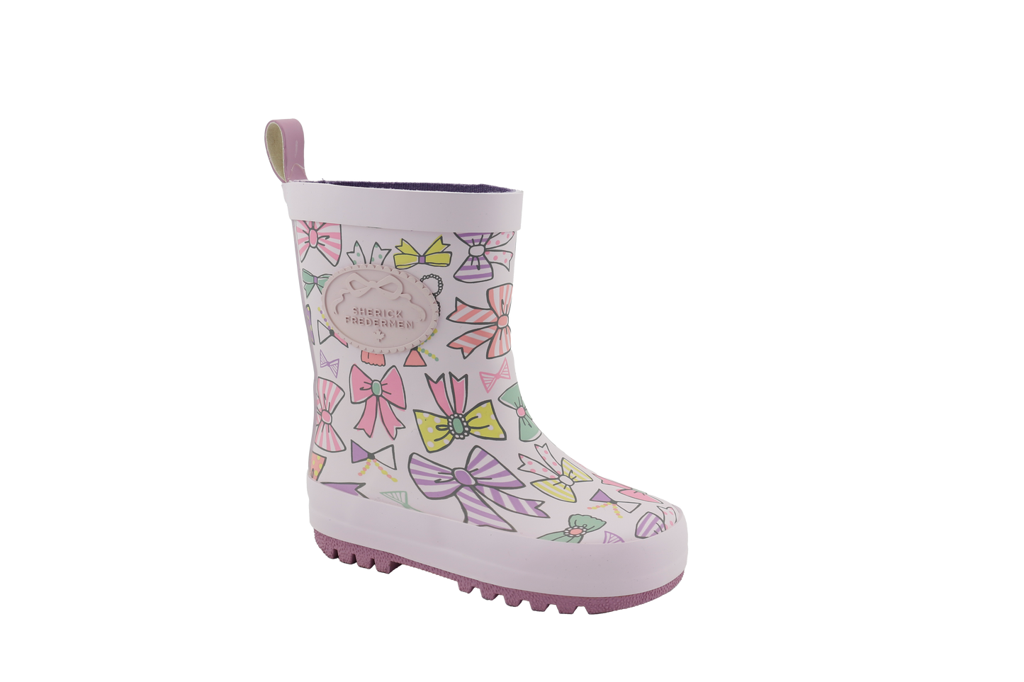 Little Bow Waterproof Rainboot- PURPLE