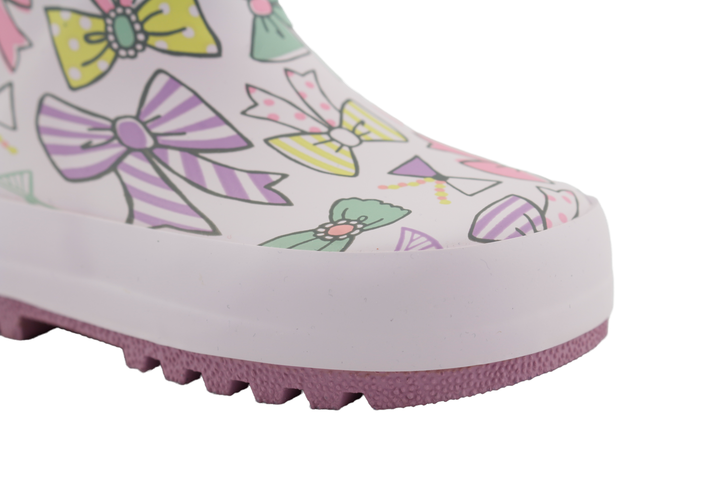 Little Bow Waterproof Rainboot- PURPLE
