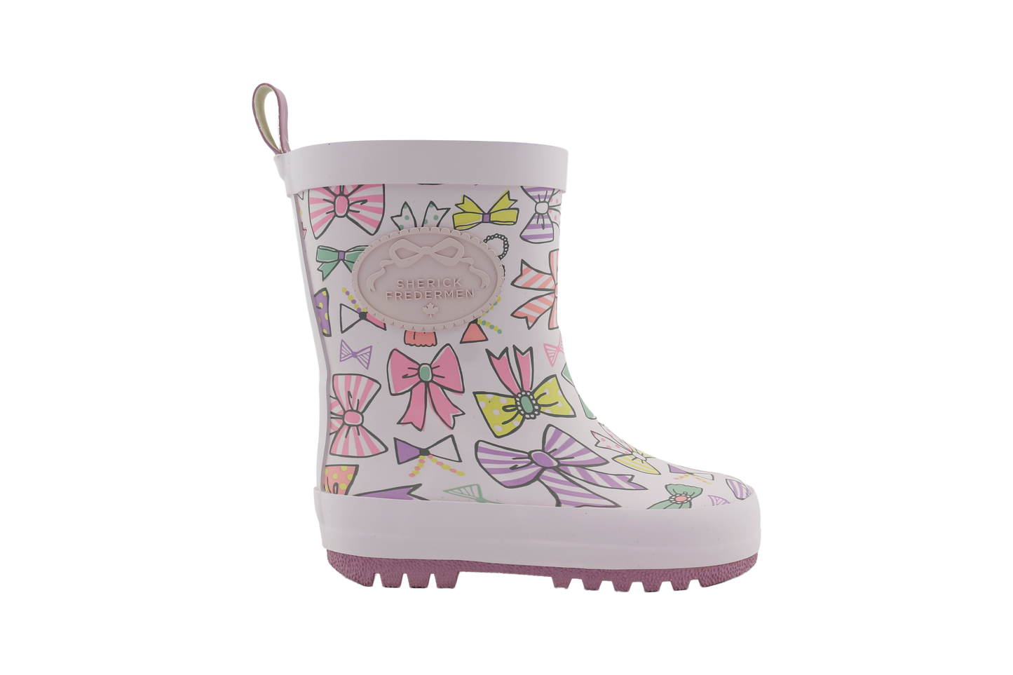 Little Bow Waterproof Rainboot- PURPLE