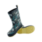 Dino Adventure Rainboots with Neon Yellow Sole