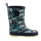Dino Adventure Rainboots with Neon Yellow Sole