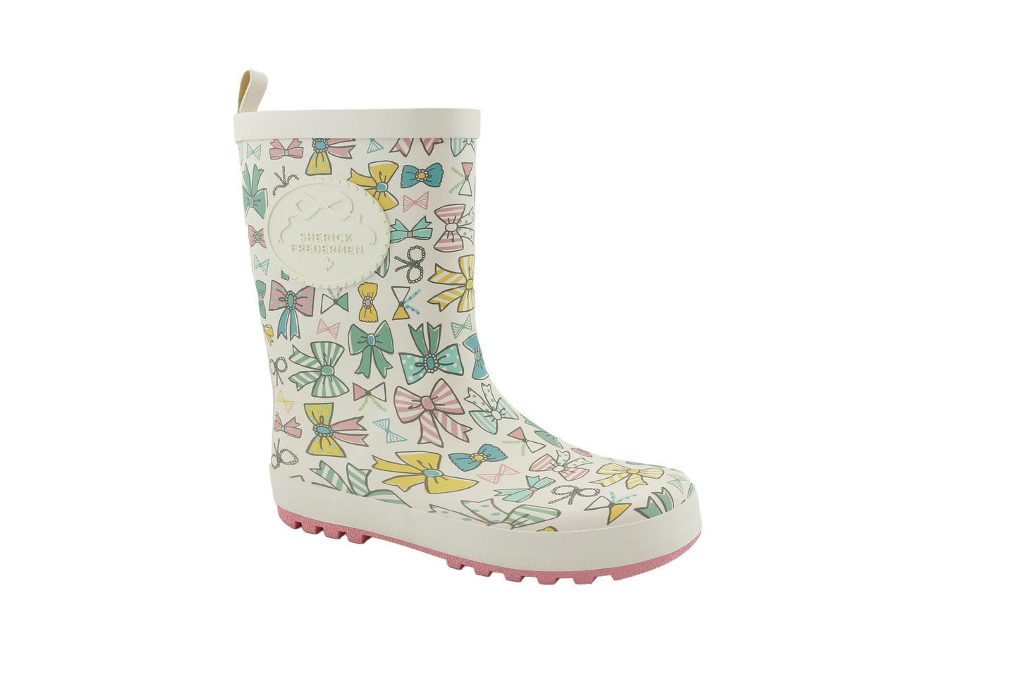 Little Bow Waterproof Rain  Boot- CREAM