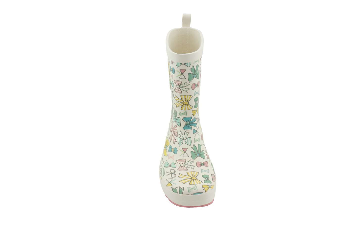 Little Bow Waterproof Rain  Boot- CREAM