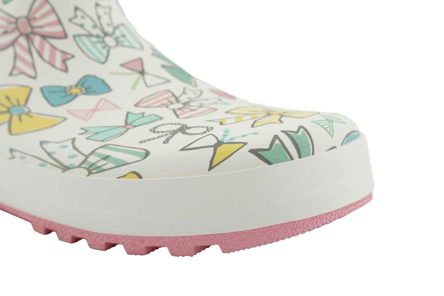 Little Bow Waterproof Rain  Boot- CREAM