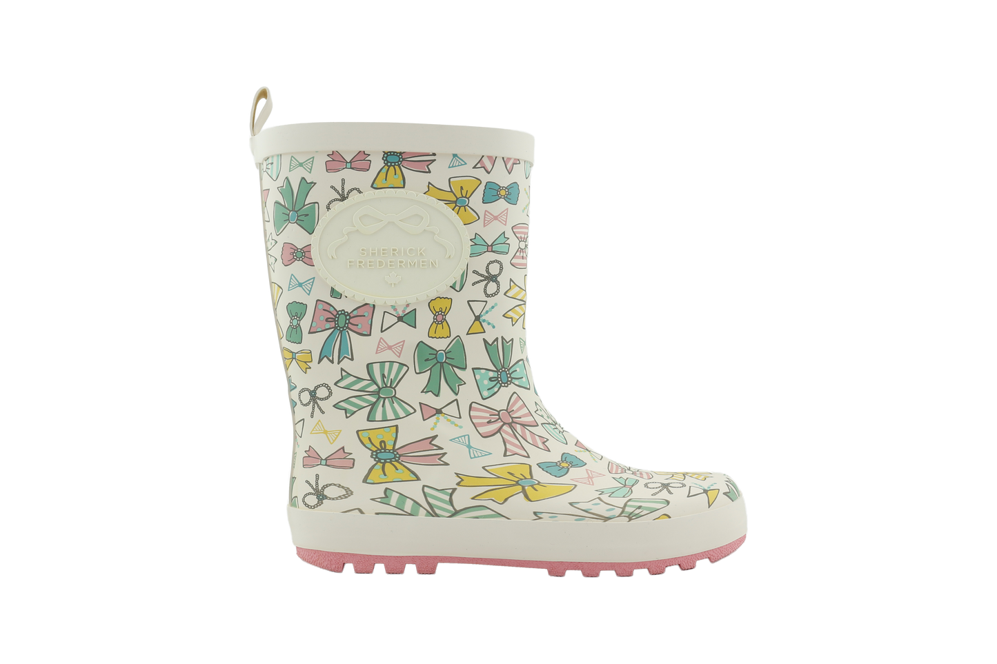 Little Bow Waterproof Rain  Boot- CREAM