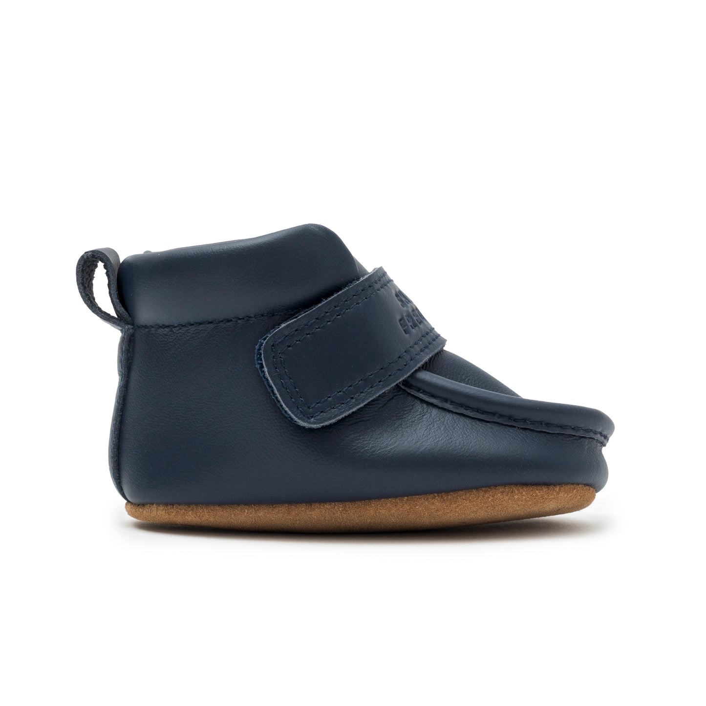Navy Baby Wallabee Chukka Bootie with Velcro