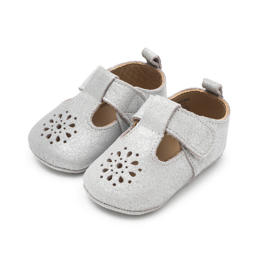 Silver Glitter Gloria Firework Pattern T-Bar