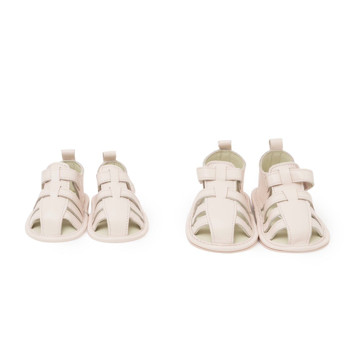 Lamb Leather Fishermen Sandal (Blushy Pink)