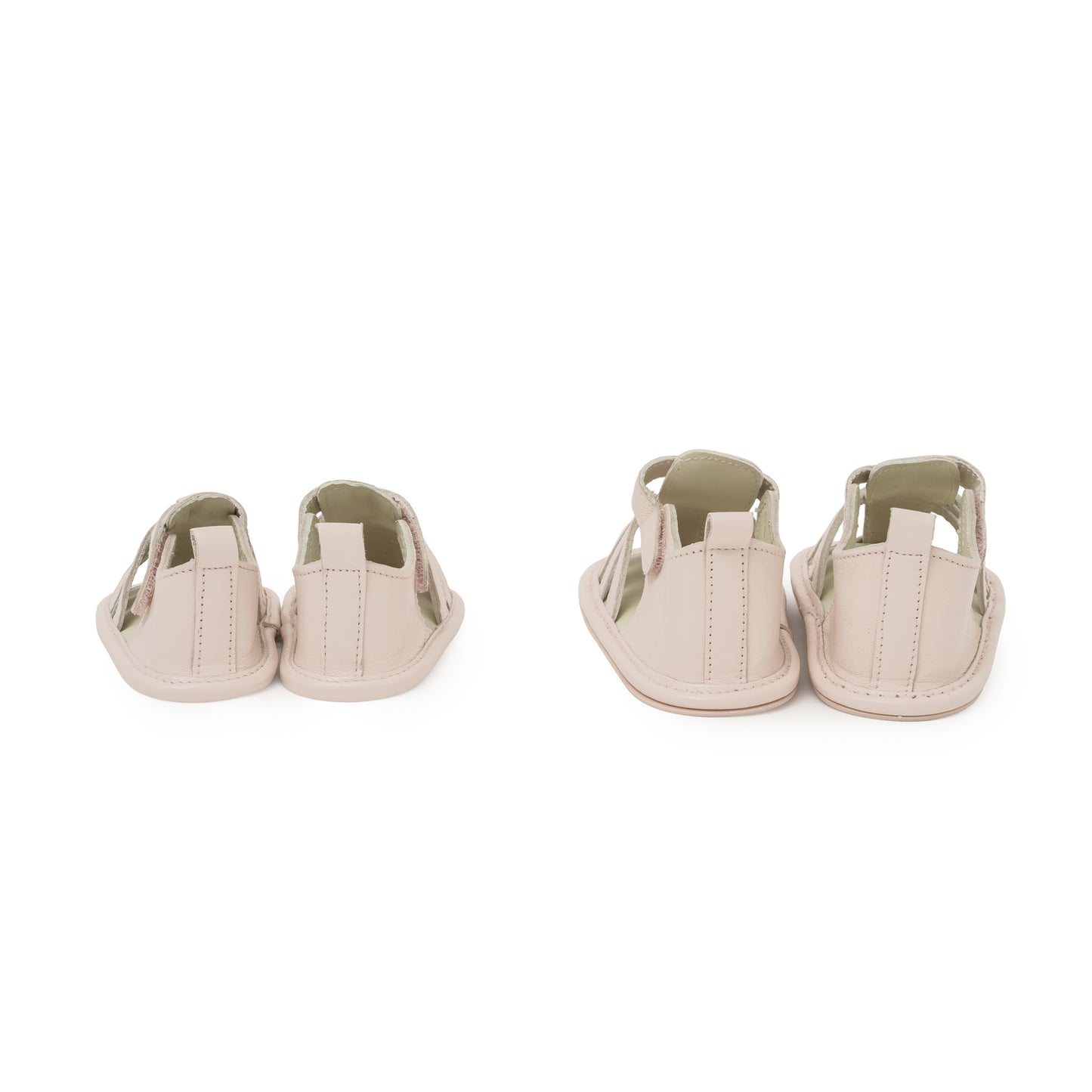 Lamb Leather Fishermen Sandal (Blushy Pink)