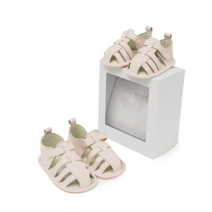 Lamb Leather Fishermen Sandal (Blushy Pink)