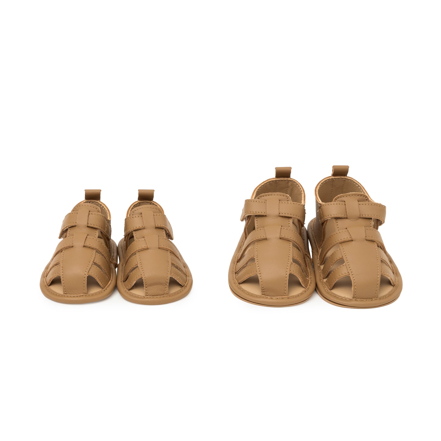 Lamb Leather Fishermen Sandal (Sandy Tan)