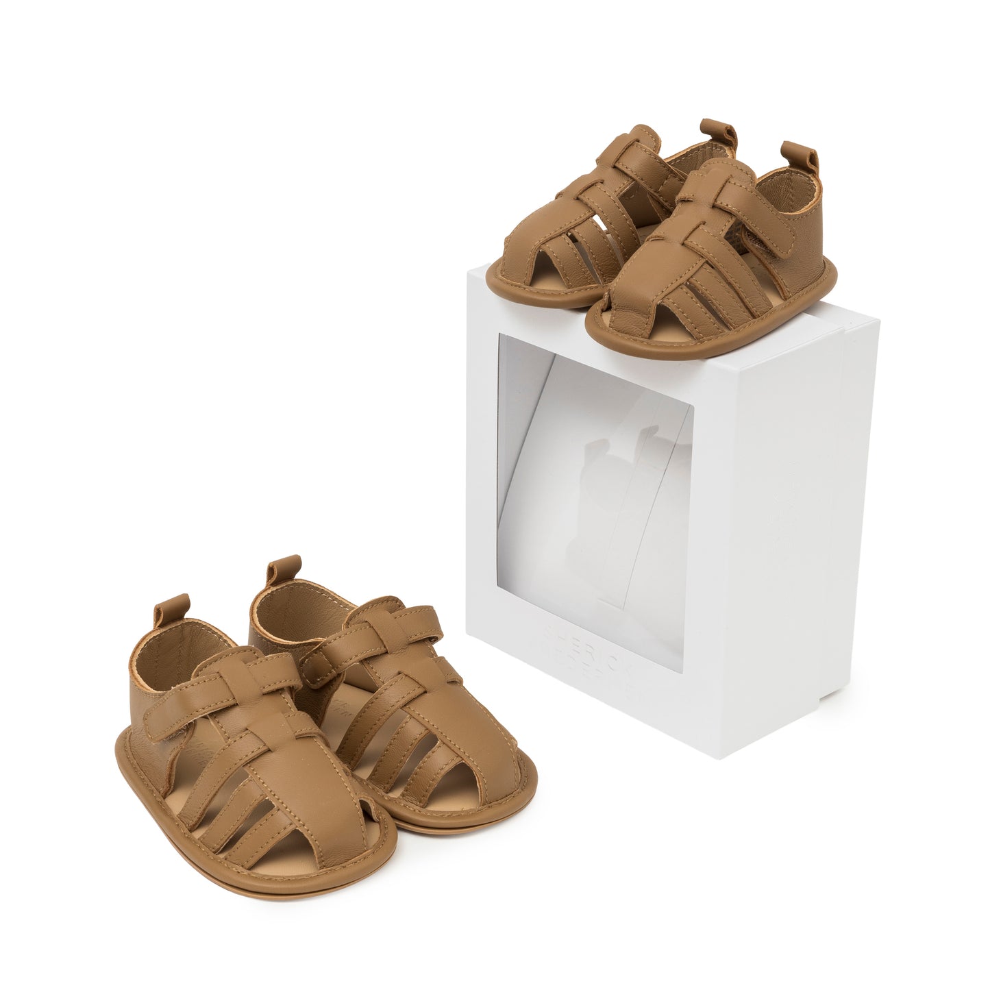 Lamb Leather Fishermen Sandal (Sandy Tan)